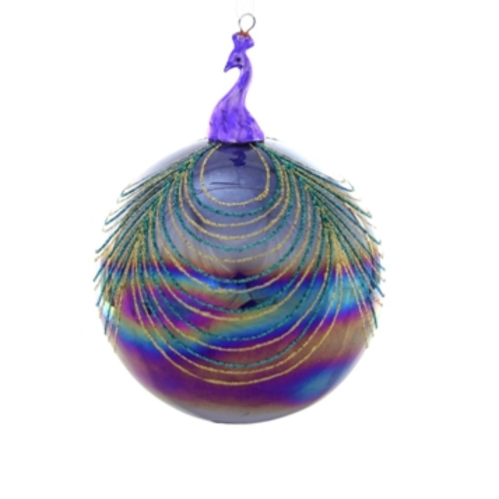 Peacock Ball Ornament
